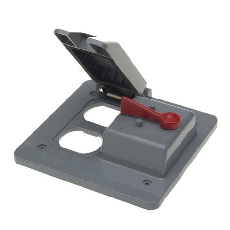 carlon 2-gang square plastic weatherproof electrical box cover|carlon weatherproof boxes.